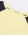 Shop Women's Vax Yellow Contrast Sleeve T-shirt