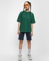 Shop Women's Verdant Green Oversized T-shirt