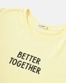 Shop Women's Wax Yellow Better Together Typography Oversized T-shirt