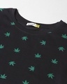 Shop Women's Weed Leaf Half Sleeve T-shirt