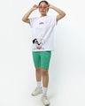 Shop Women's White 100% Cute Graphic Printed Boyfriend T-shirt-Design