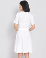Shop Women's White A-Line Dress-Full