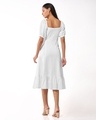 Shop Women's White A-Line Midi Dress-Full