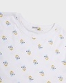 Shop Women's White All Over Donald Duck Printed Boyfriend T-shirt