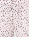 Shop Women's White All Over Flamingo Printed Lounge Pants