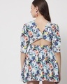 Shop Women's White All Over Floral Printed Dress-Design