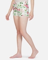 Shop Women's White All Over Floral Printed Shorts-Full