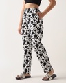 Shop Women's White All Over Printed Pyjamas-Front