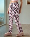 Shop Women's White All Over Printed Pyjamas-Front
