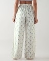 Shop Women's Off White All Over Printed Wide Leg Pyjamas-Design