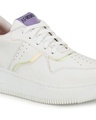 Shop Women's White & Purple Sneakers