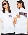 Shop Women's White Anti Hero Graphic Printed Boyfriend T-shirt-Front