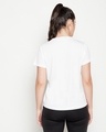 Shop Women's White Believe Typography Activewear T-shirt-Full
