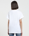 Shop Women's White Believe Typography Boyfriend T-shirt-Design