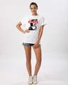 Shop Women's White Bella Ciao Graphic Printed Boyfriend T-shirt-Design