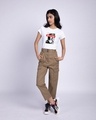 Shop Women's White Bella Ciao Graphic Printed Slim Fit T-shirt-Design