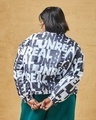 Shop Women's White & Black All Over Printed Oversized Plus Size Jacket-Design