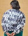 Shop Women's White & Black All Over Printed Oversized Plus Size Jacket-Design