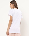 Shop Women's White Bloom Wildly Graphic Printed Boyfriend T-shirt-Design