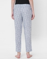 Shop Women's White & Blue All Over Printed Lounge Pants-Design