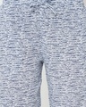 Shop Women's White & Blue All Over Printed Lounge Pants