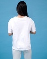 Shop Women's White Boss Babe Typography T-shirt-Full