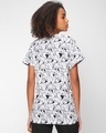 Shop Women's White Bugs Bunny All Over Printed Boyfriend T-shirt-Design