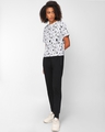 Shop Women's White Bugs Bunny All Over Printed T-shirt-Full