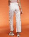 Shop Women's White Cargo Jeans-Full