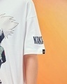 Shop Women's White Chibi Naruto Graphic Printed Oversized T-shirt