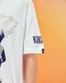 Shop Women's White Chibi Naruto Graphic Printed Oversized T-shirt