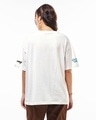 Shop Women's White Chill Vibes Graphic Printed Oversized T-shirt-Full