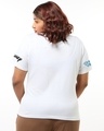 Shop Women's White Chill Vibes Graphic Printed Plus Size T-shirt-Design