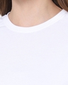 Shop Women's White Choose Love Typography Boyfriend Fit T-shirt