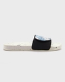 Shop Women's White Clouds Printed Sliders-Design