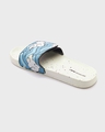 Shop Women's White Clouds Printed Sliders-Full