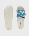 Shop Women's White Clouds Printed Sliders