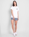 Shop Women's White Coca - Cola Super Graphic Printed Boyfriend T-shirt-Full