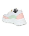 Shop Women's White Color Block Sneakers