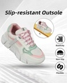 Shop Women's White Color Block Sports Shoes-Design
