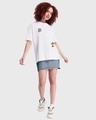 Shop Women's White Cool Pals Graphic Printed Oversized T-shirt