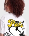 Shop Women's White Cool Pals Graphic Printed Oversized T-shirt