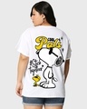 Shop Women's White Cool Pals Graphic Printed Plus Size Boyfriend T-shirt-Design