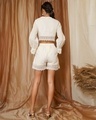 Shop Women's White Cotton Shorts-Design