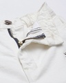 Shop Women's White Cut & Sew Straight Fit Jeans