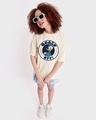 Shop Women's White Donald Quack Off Graphic Printed Oversized T-shirt-Design