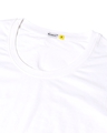 Shop Women's White Elbow Sleeve Scoop Neck T-shirt