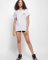 Shop Women's White Find Your Inner Minion Graphic Printed Boyfriend T-shirt-Full