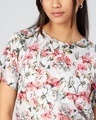 Shop Women's White Floral Printed Top