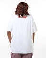 Shop Women's White Funny Tom & Jerry Graphic Printed Oversized Plus Size T-shirt-Design